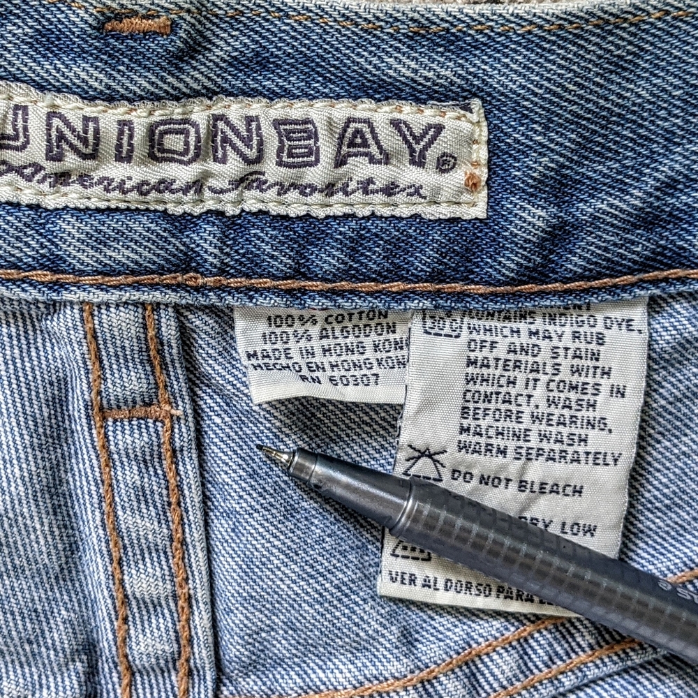 Jean Shorts - JORTS - Vtg Union Bay High Rise - Picture 15 of 16